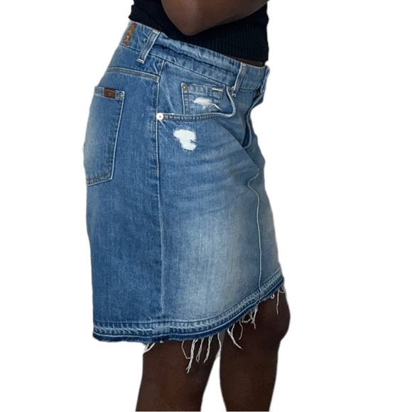 VERY TRENDY 7 for All Mankind Denim Skirt💖 - Picture 6 of 6